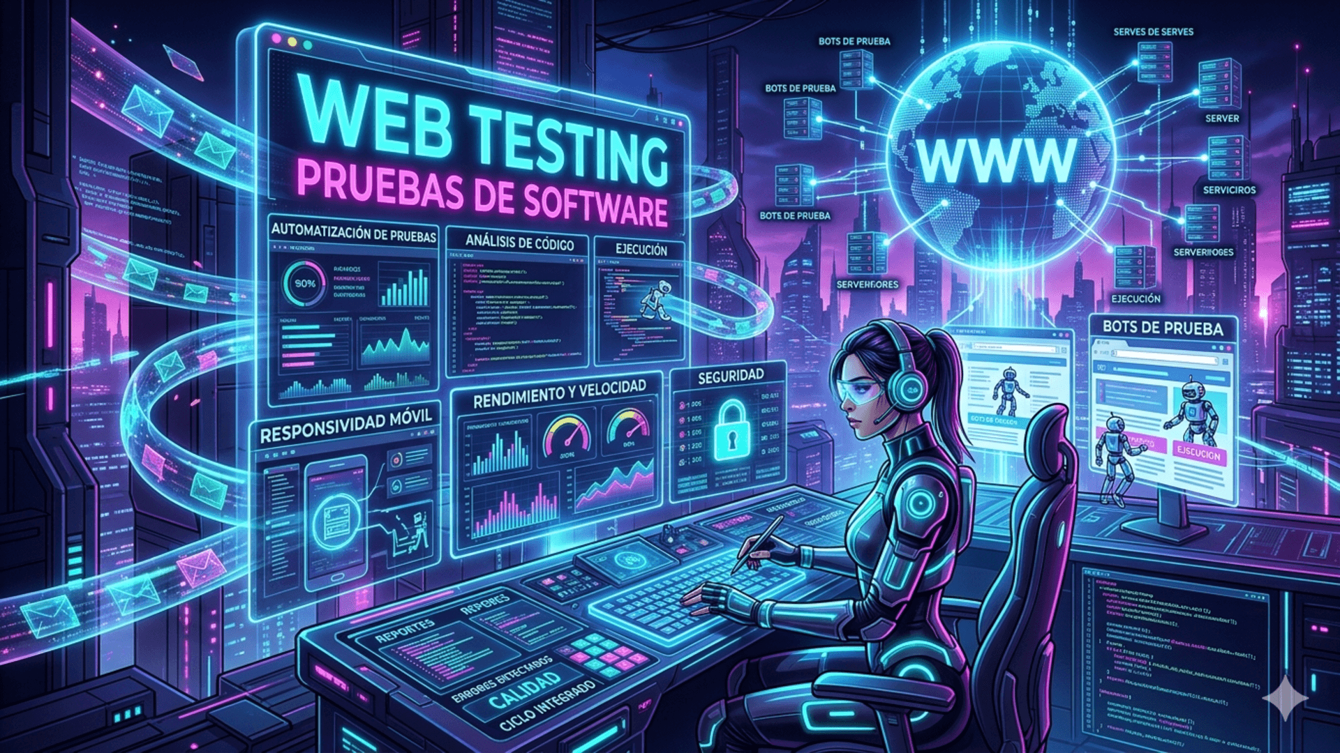 web testing image